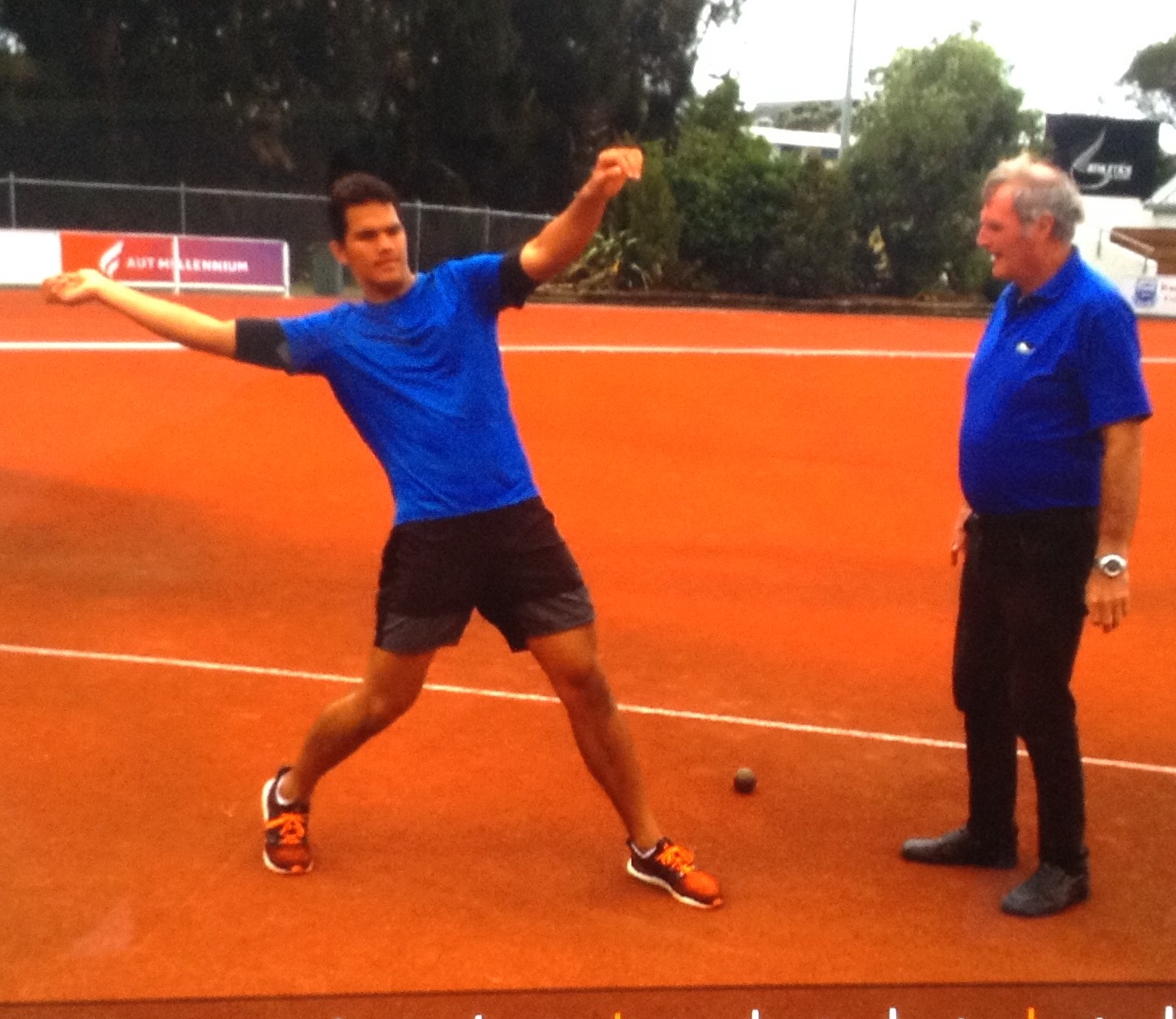 Teura Tupaia en stage en Nouvelle-Zélande