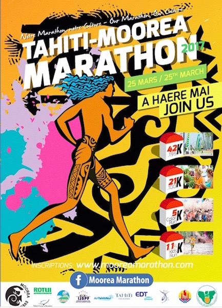 Marathon de Moorea 25 MARS