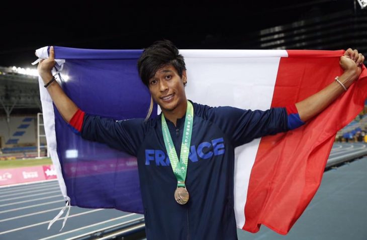 Raihau Maiau présent au décastar avec l’équipe de France à Talence