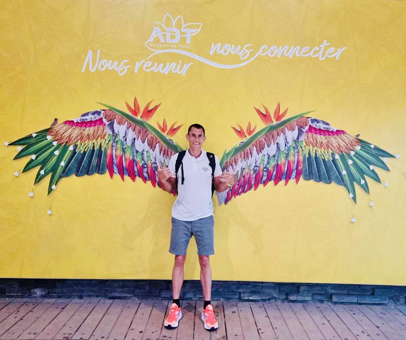 Damien en direction des Oceania de marathon Athlétisme en